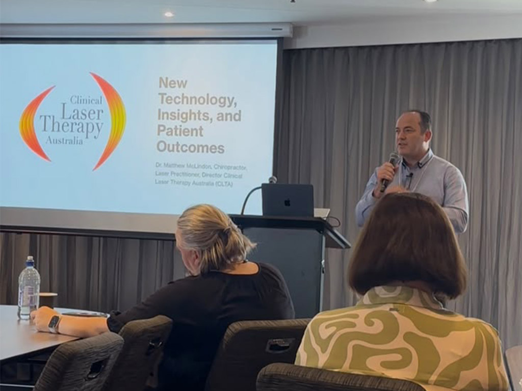 Heal With Laser Conference presentation by Dr Matthew McLindon
